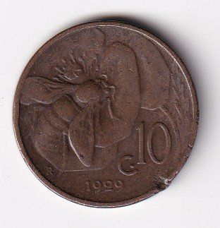 Tutti le monete: Italien 10 centesimi 1929 – Usato da Neuchâtel venduto da karlpierrino