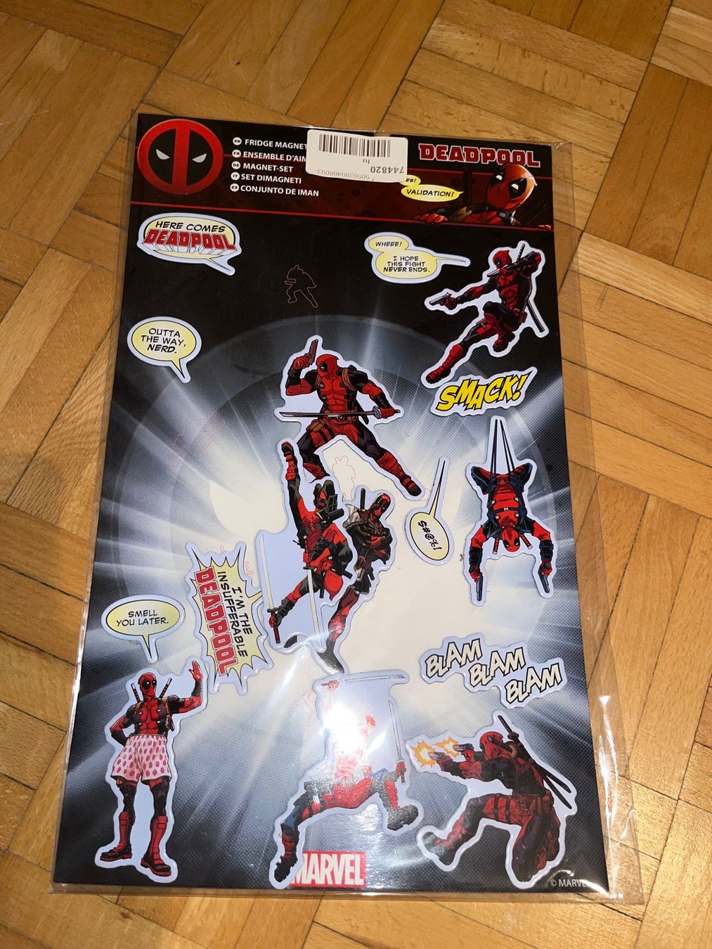 Calamite: Marvel Deadpool Magnet Set – Nuovo e nell'imballaggio originale da Basel venduto da Ruemli17