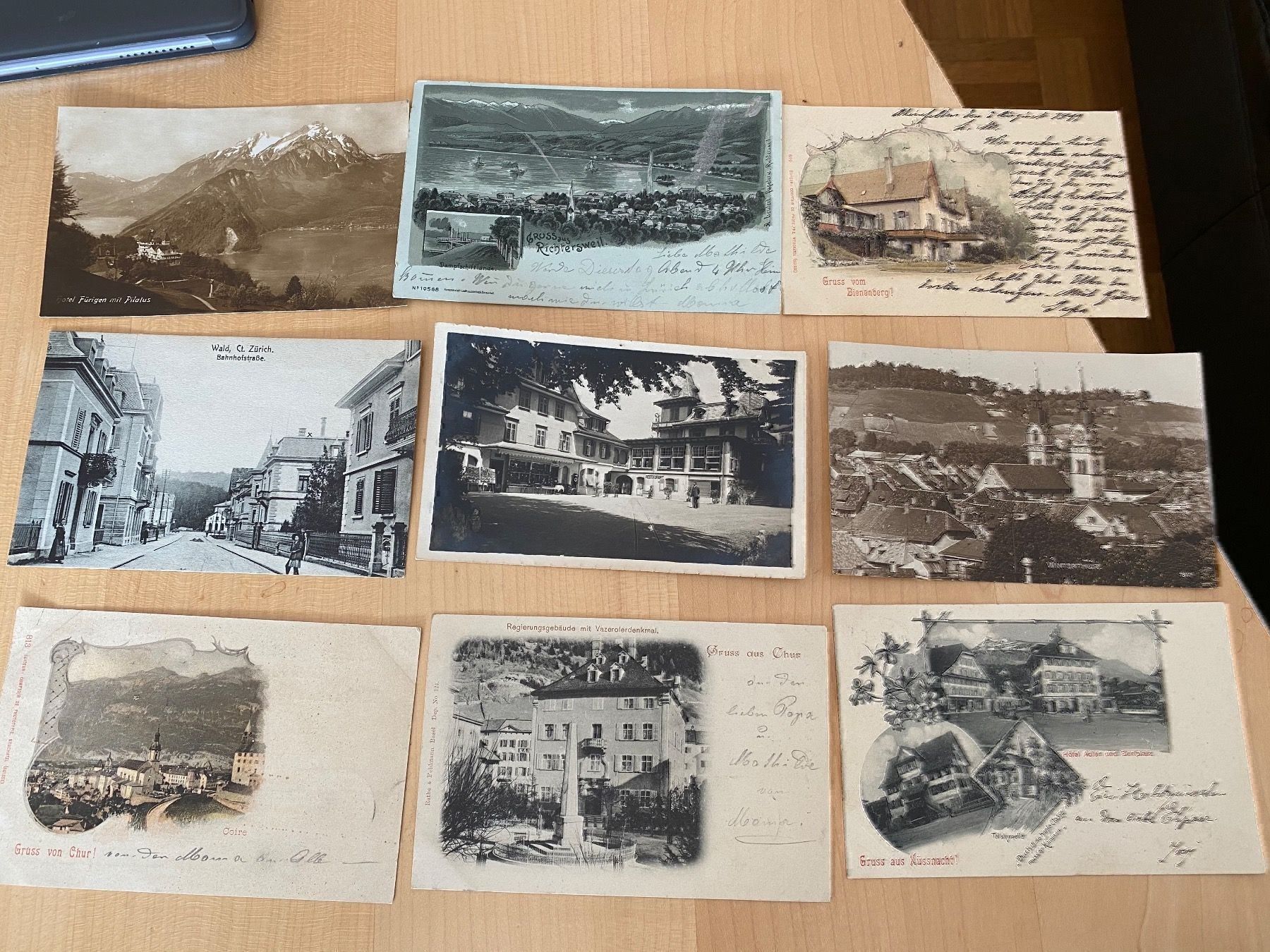 Cartoline postali: Lot Ak Nr 2 – Usato da Mosnang venduto da Goldwasser