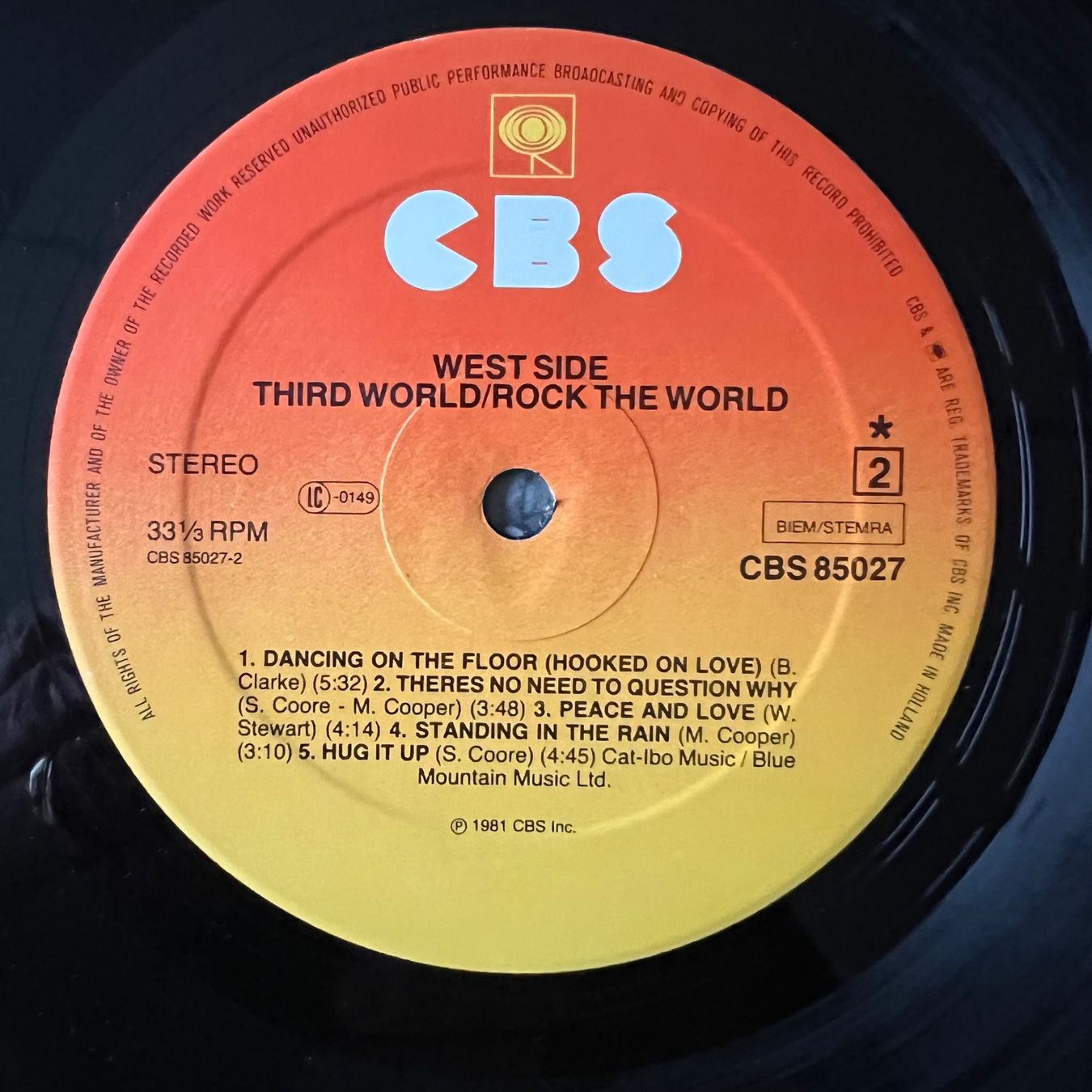 Schallplatten: Third World - Rock The World / 1. NL-Press. 1981 – Gebraucht aus Gais von soundcave57 4