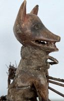 Rarität alter Nagel Hund der Villi - Kongo Höhe 21 cm