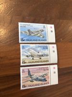 Falkland Inseln Briefmarken, Royal Air Force, 3 Stk.