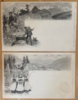 BERN, JUNGFRAU, TRACHTEN +, 2 AK *, ca. 1900