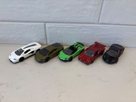 Lot de 5 Majorette Lamborghini en métal 1:64
