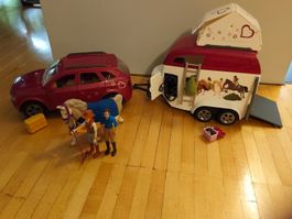 Schleich 42535 Horse club, Auto mit Anhänger