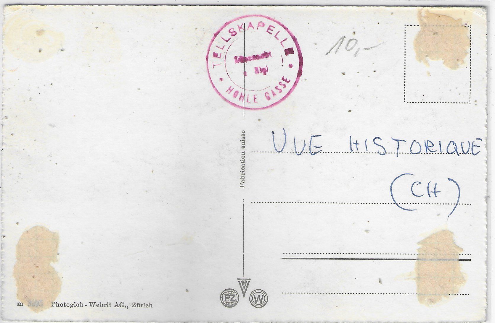Cartoline postali: Gessler's Tod – Usato da Ettingen venduto da Kartenplanet 1