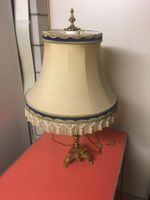 Vintage Tischlampe Bronze Löwenfüsse, Löwenköpfe, 50 - 60 er
