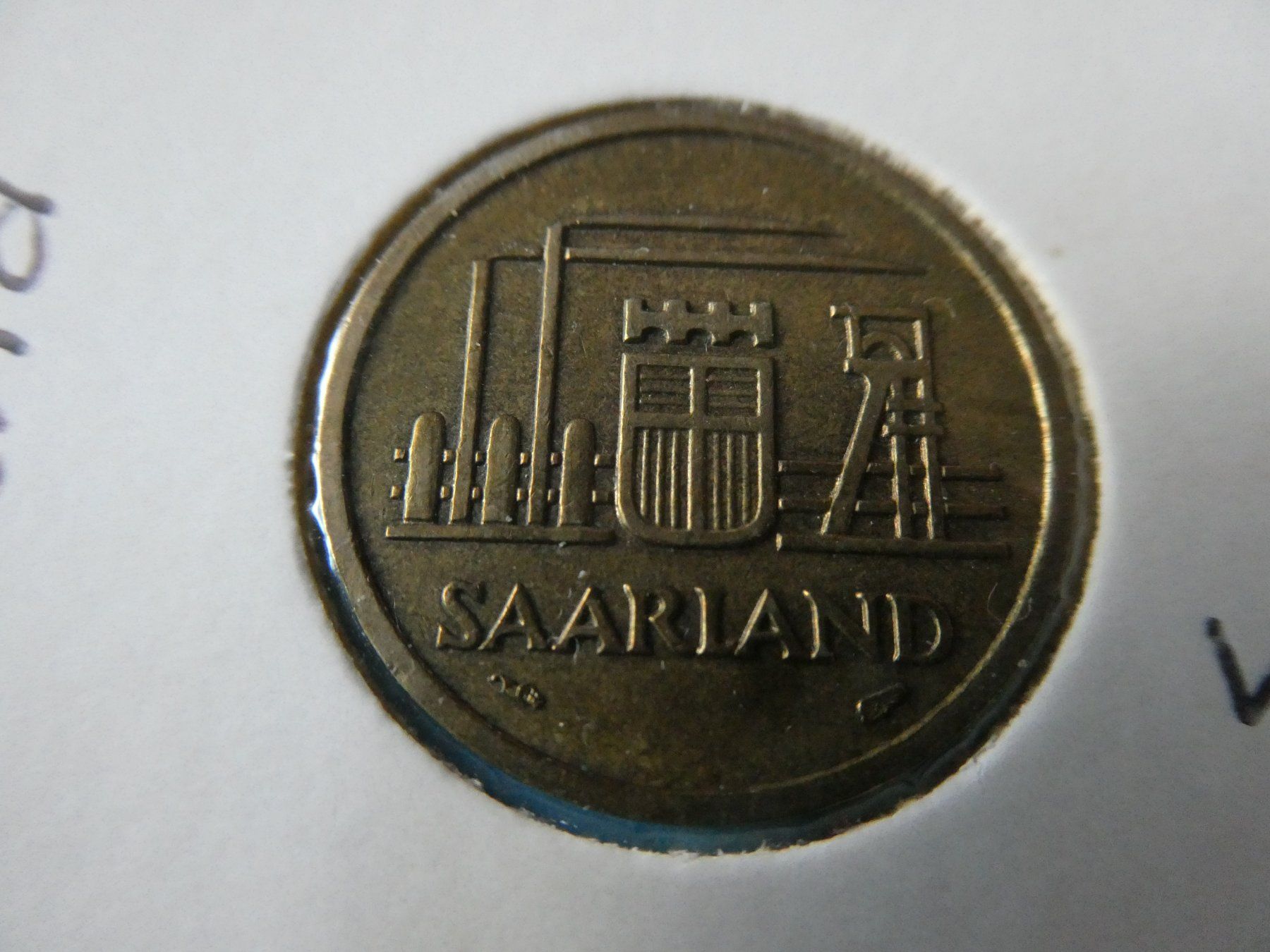 Tutti le monete: Saarland 1954, 20 Franken – Usato da Hinterforst venduto da Rohusri
