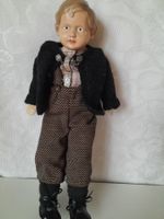 Schildkrötpuppe Brustplattkopf, Stoffkörper ca. 1939/Knabe