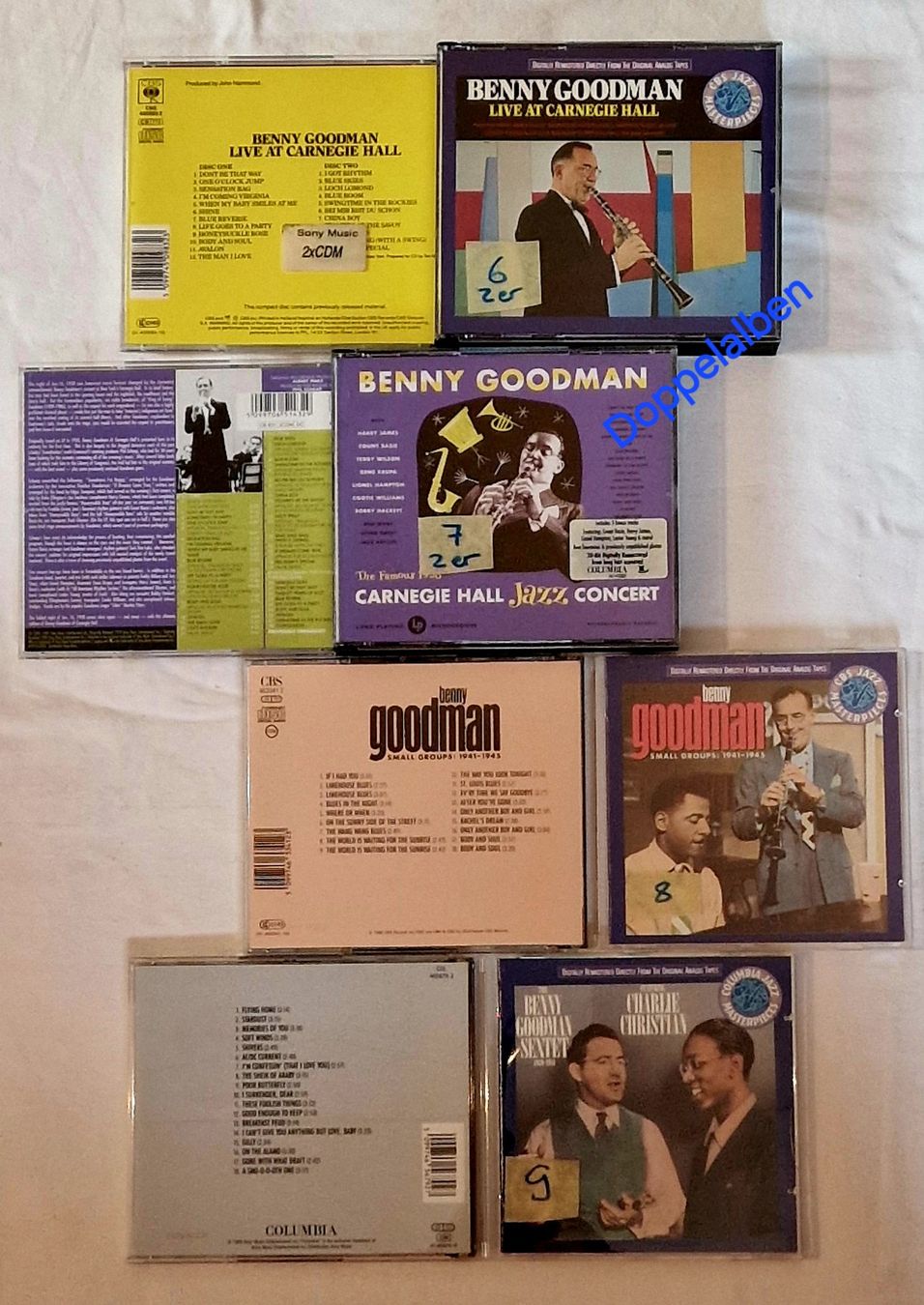 CD: Benny Goodman 17 CD Sammlung, auch einzeln möglich – Usato da Uitikon Waldegg venduto da Smeragol 2