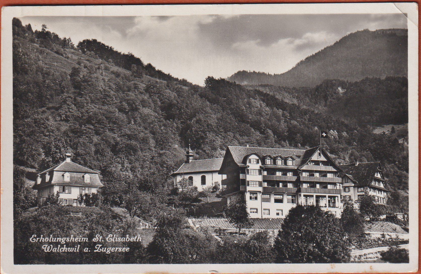 Cartoline postali: Walchwil  ZG   :   alte Ansichtskarte gest. 1946 – Usato da Vitznau venduto da Ropaku
