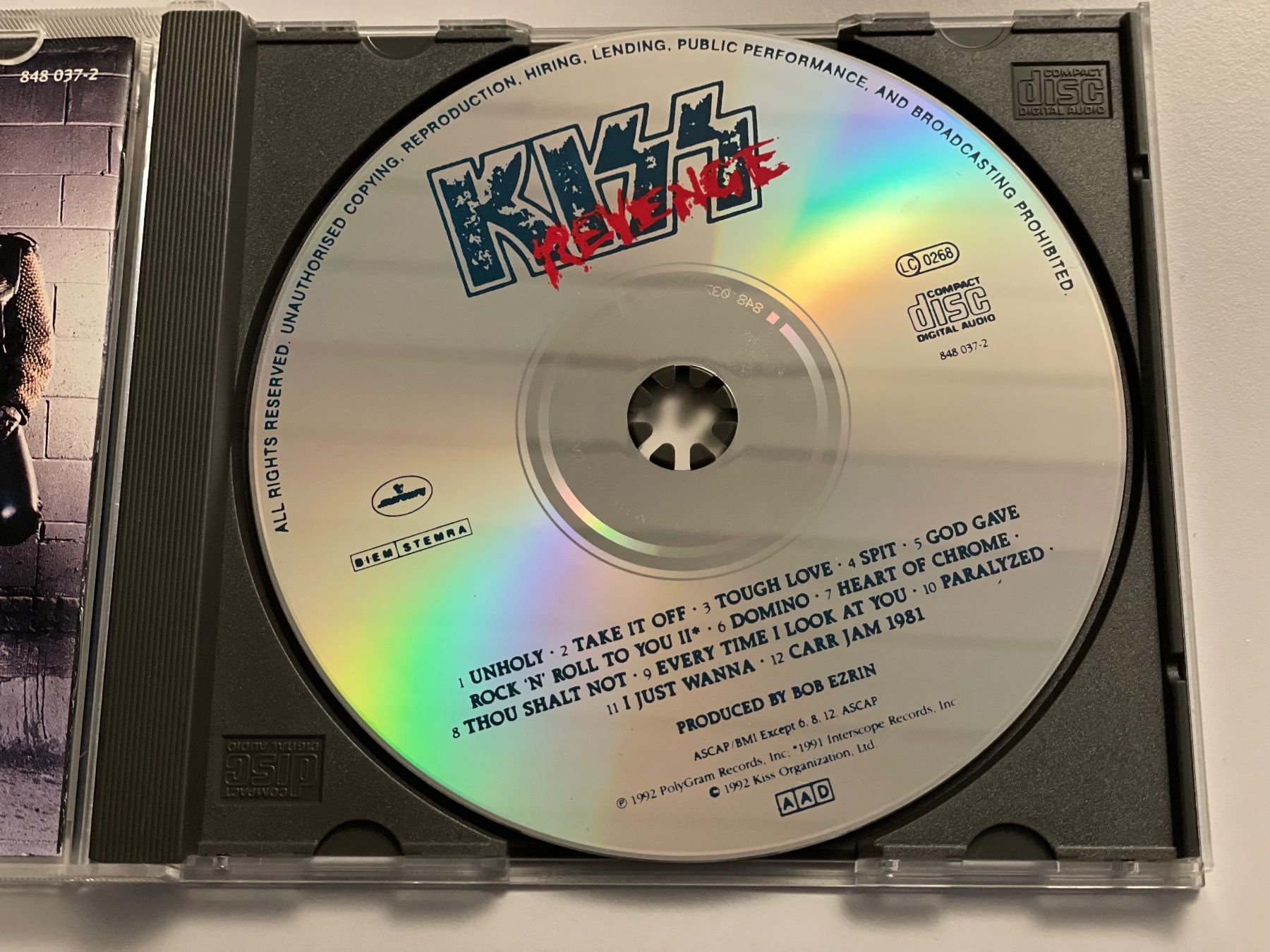 CD: Kiss – Usato da Muri b. Bern venduto da AdidasCollector 2