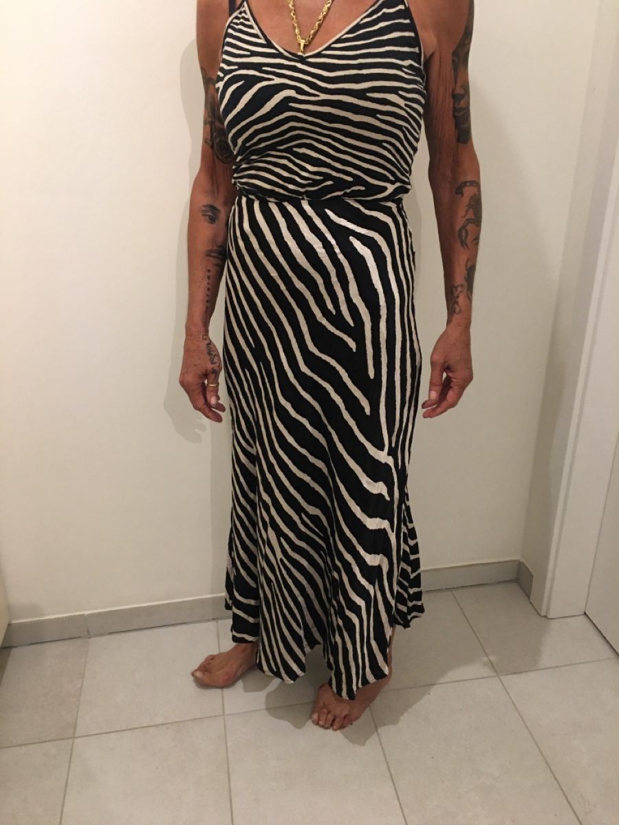 Vestiti: Extravaganter Zebra Print Maxi Rock - Grösse M - – Nuovo (secondo la descrizione) da Le Grand-Saconnex venduto da christianbmarx