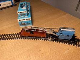 Märklin 1 Kranwagen mit Niederbordwagen, 4611 und 4503
