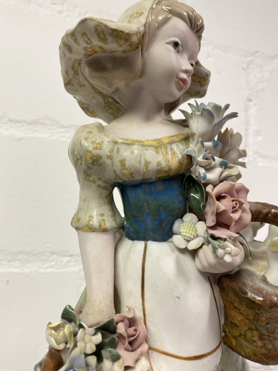 Skulpturen & Statuen: Vintage Figur Mädchen mit Gänsen, Spanien – Gebraucht aus sursee von trilli-tralli 8