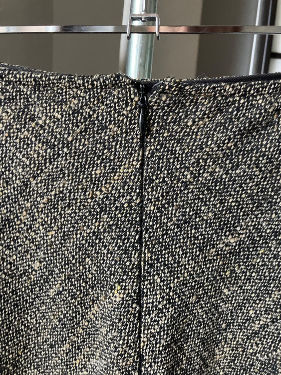 Jupe Tara Jarmon Taille 38 - Couleur Marron Taupe, Style évasé Au Genou - Occasion Très Bon état