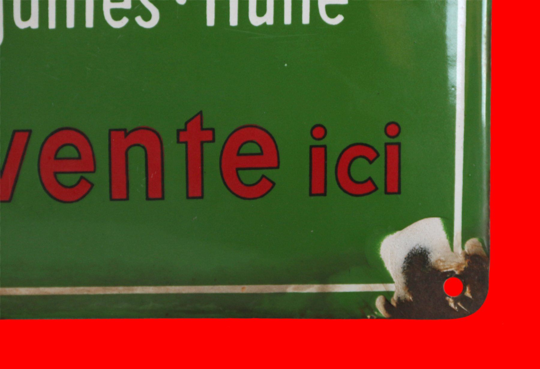 Insegne: Singer Nähmaschinen Emailschild – Usato da Langenthal venduto da Sammlungs_aus 2
