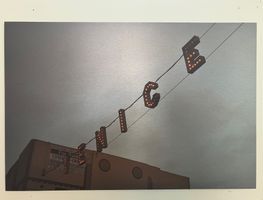Fotografie auf Dibond (Motiv: Los Angeles, 2012), 50x70 cm