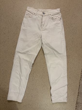 Mango Mom Jeans weiss Grösse 34 guter Zustand