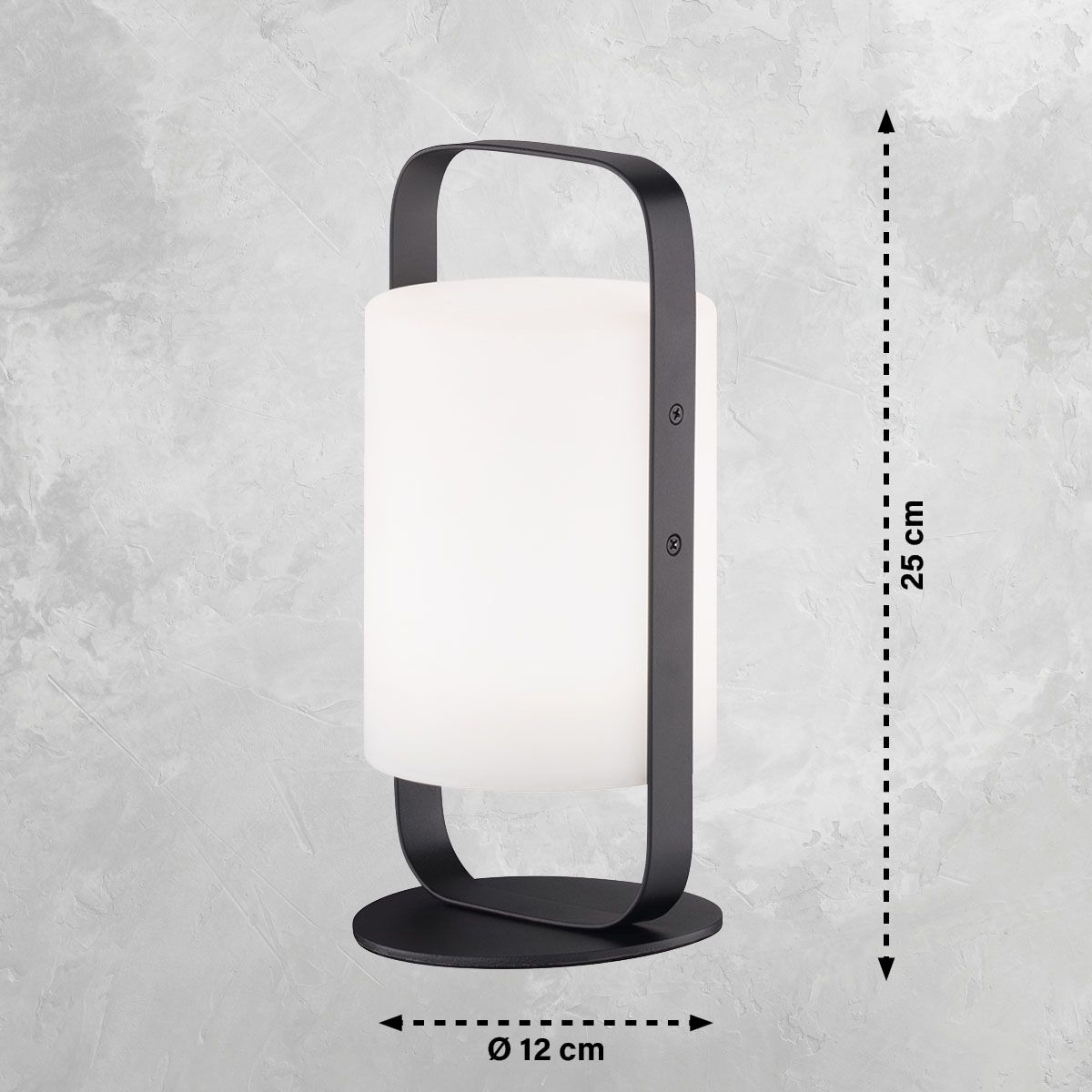 Lampade: LED Aussen Tischleuchte, Akku, Dimmer – Nuovo (secondo la descrizione) da Kreuzlingen venduto da Smart-Light 2