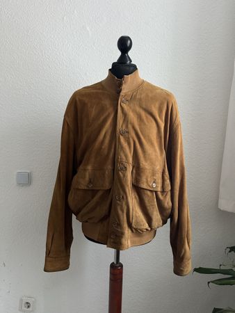Vintage oversize Lederjacke