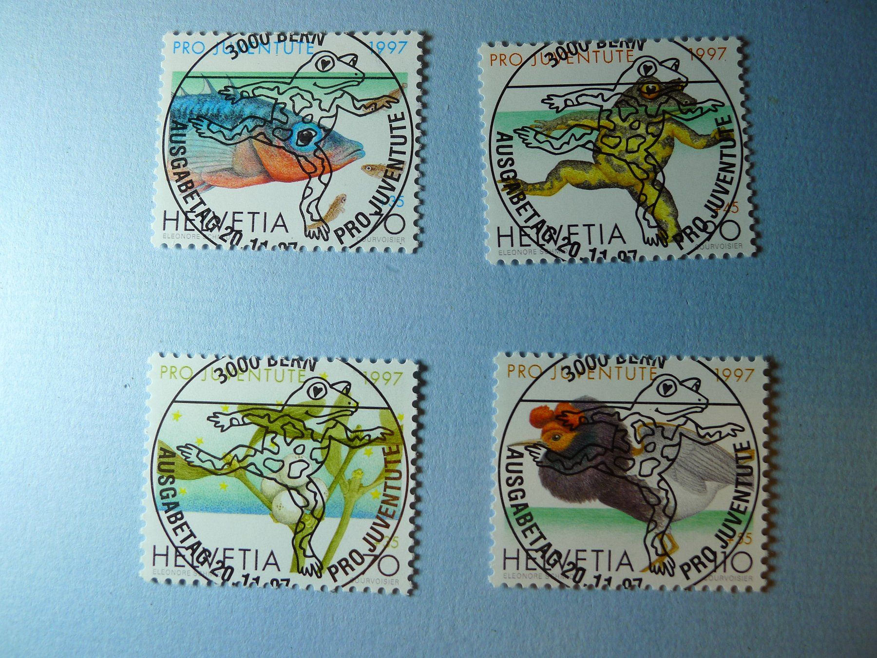 Tutti i francobolli: 1997 Pro Juventute ET Vollstempel – Usato da Dagmersellen venduto da sli72