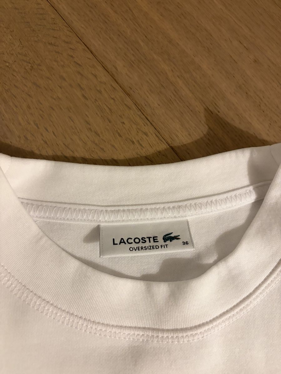 Lacoste Pullover & Sweatshirts: LACOSTE Oversized Fit Pullover Weiss Gr. 36 | Frische Frühli – Neu und originalverpackt aus Hünenberg See von Tower02 2