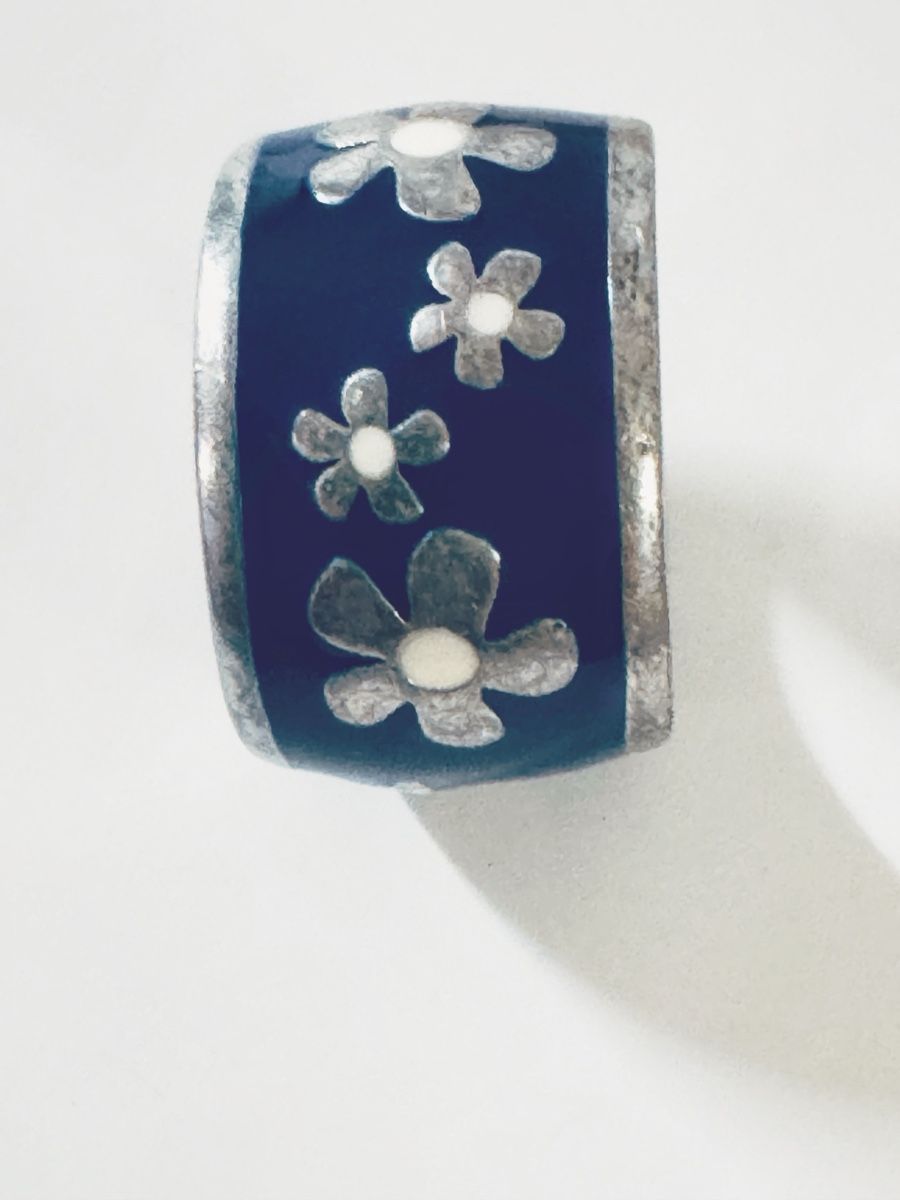 Anelli: Wkruk silver enamel ring – Nuovo (secondo la descrizione) da Bertschikon Gossau venduto da CarmenSir 2