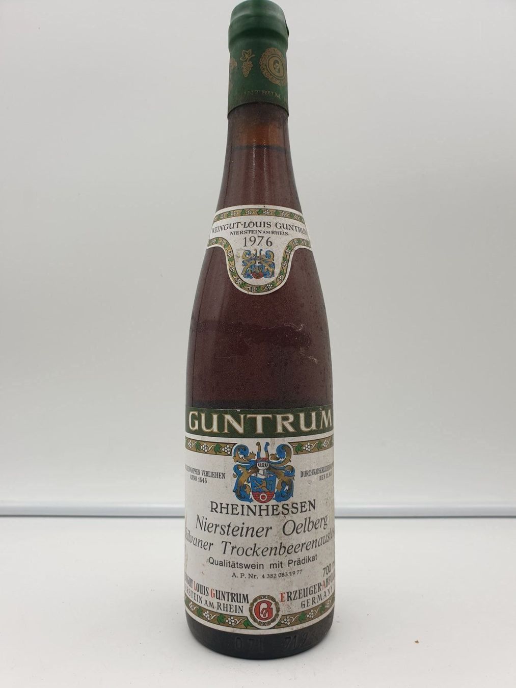 Vino: 1976 Silvaner Trockenbeeren. Guntrum – Nuovo (secondo la descrizione) da Dübendorf venduto da Gastrovin