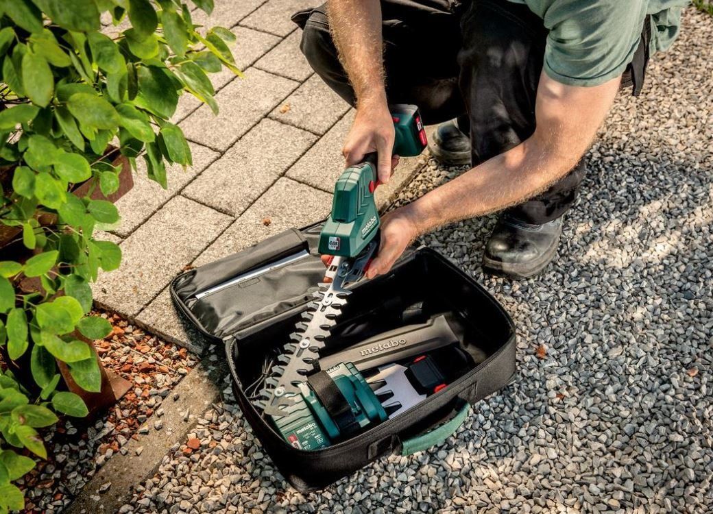 Metabo Tutti gli attrezzi: Metabo Akku Grasschere und Strauchschere Set PowerMaxx Kit – Nuovo e nell'imballaggio originale da Koppigen venduto da Bracher_Mail-House 7