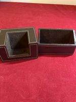 Schreibtisch-Organizer Set, Lederoptik, Braun, Top Zustand