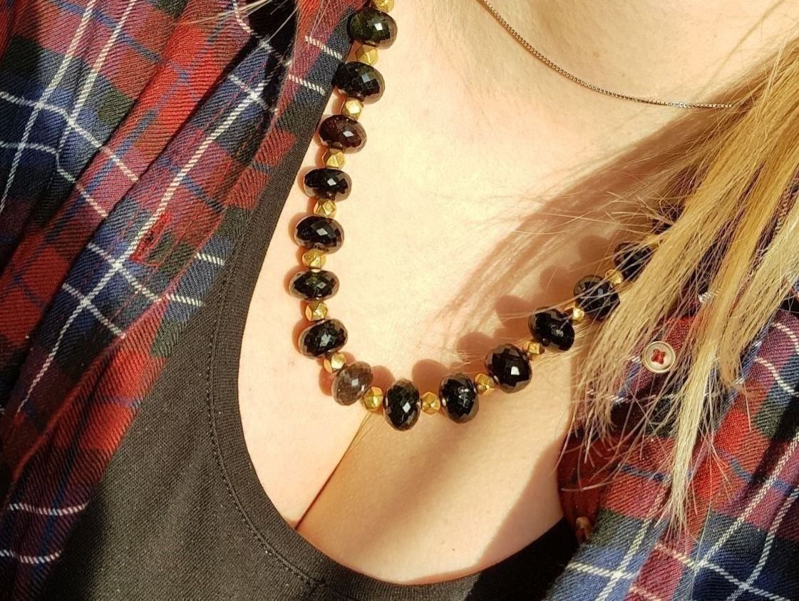Catenine: Wunderschöne Turmalin Kette mit Gold – Nuovo (secondo la descrizione) da Unterägeri venduto da Altgoldschmuck