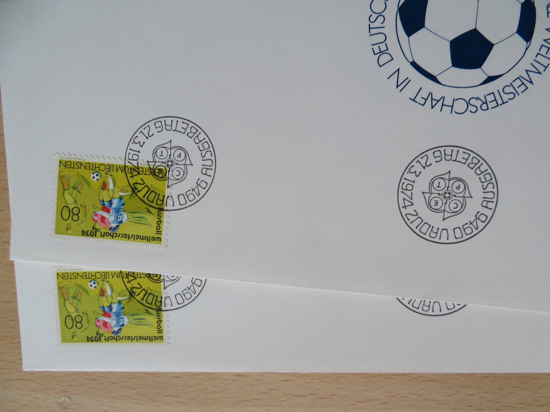 Alle Briefmarken: Liechtenstein FDC 1974 – Gebraucht aus Untereggen von Geobrocki 1