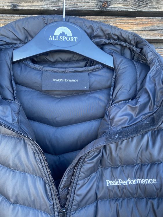 Peak Performance Daunenjacke Herren Gr. M schwarz 3