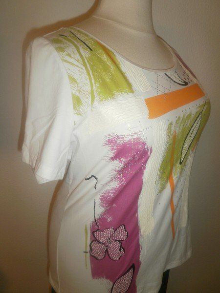 T-shirt: T-shirt blanc coton T. 50 – Nuovo (secondo la descrizione) da Marin-Epagnier venduto da Madja 2