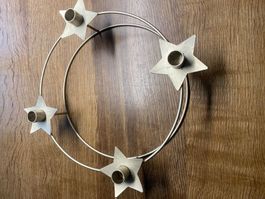 Kerzenständer/Adventskranz / Metall / Weihnachten/Advent