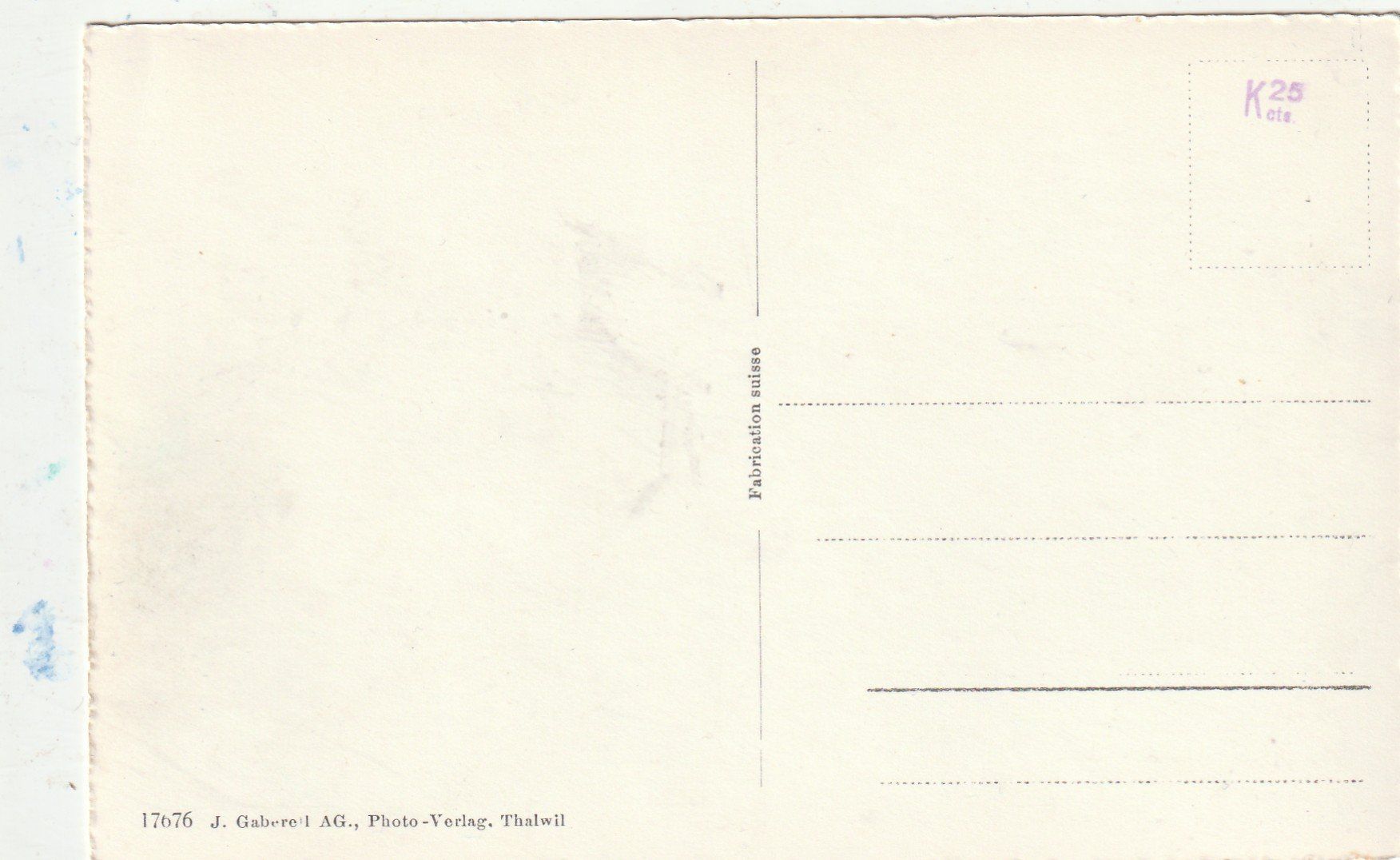Cartoline postali: Zugerberg – Usato da Lumbrein venduto da made02 1
