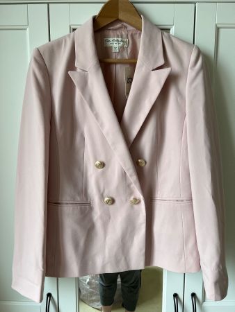 Blazer militaire rose clair 40