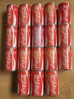Alte Coca Cola Dosen Vintage Coke Leer 80er Jahre 18 Stk.