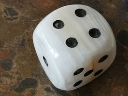 Marmor Würfel Dekoration 8 x 8cm handgefertigt Büro Geschenk