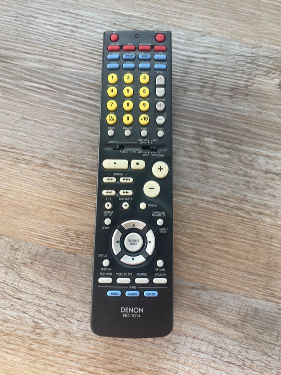 VINABTY Telecomando Infrarossi RC-1120 Per Denon AVR-590, DHT590BA, AVR-1610 - Sostitivo, Nessuna Programmazione, Pronto All'Uso