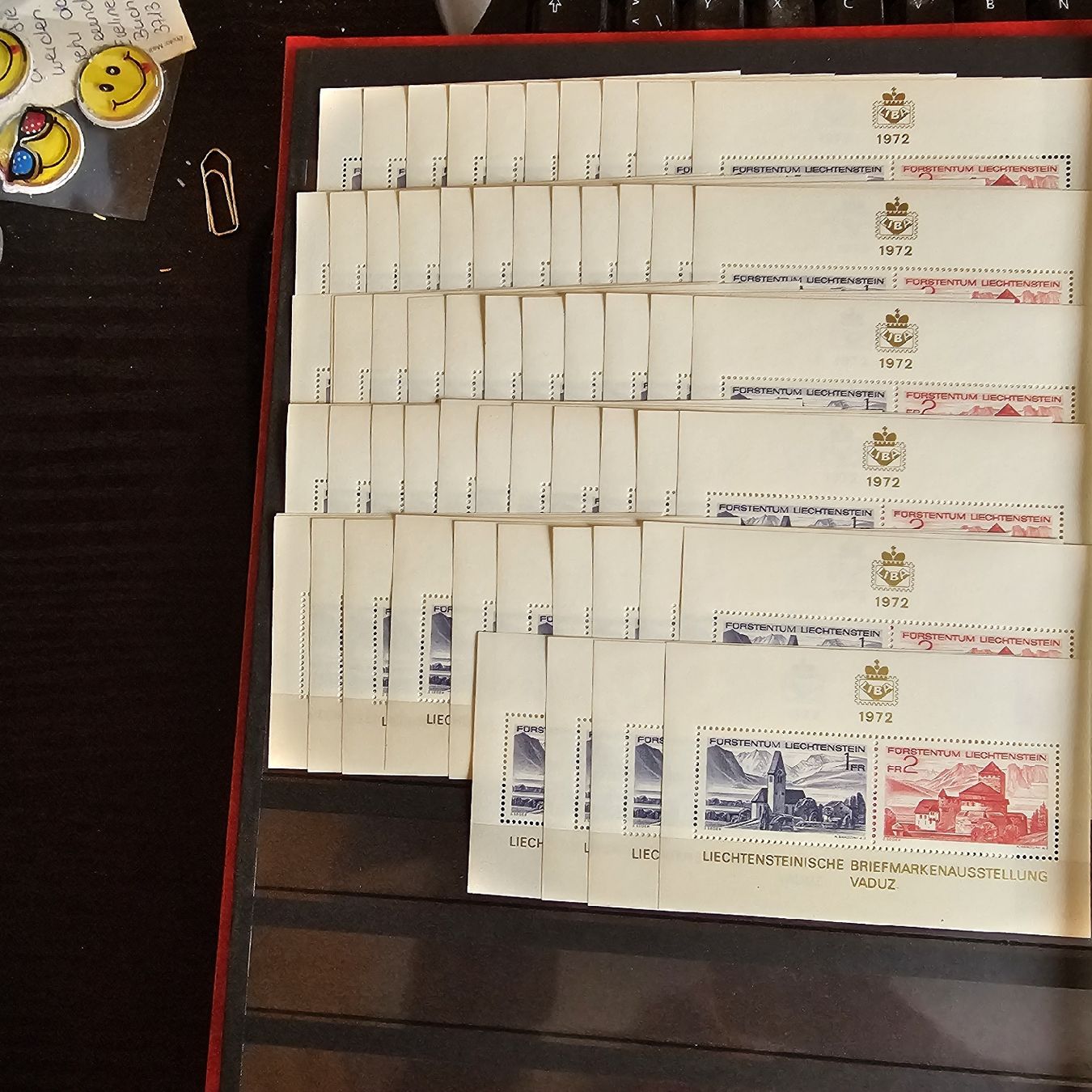 Tutti i francobolli: LIECHTENSTEIN LOT BLOCKS AB 1962 **/GEST. – Usato da Dintikon venduto da bonita099 5