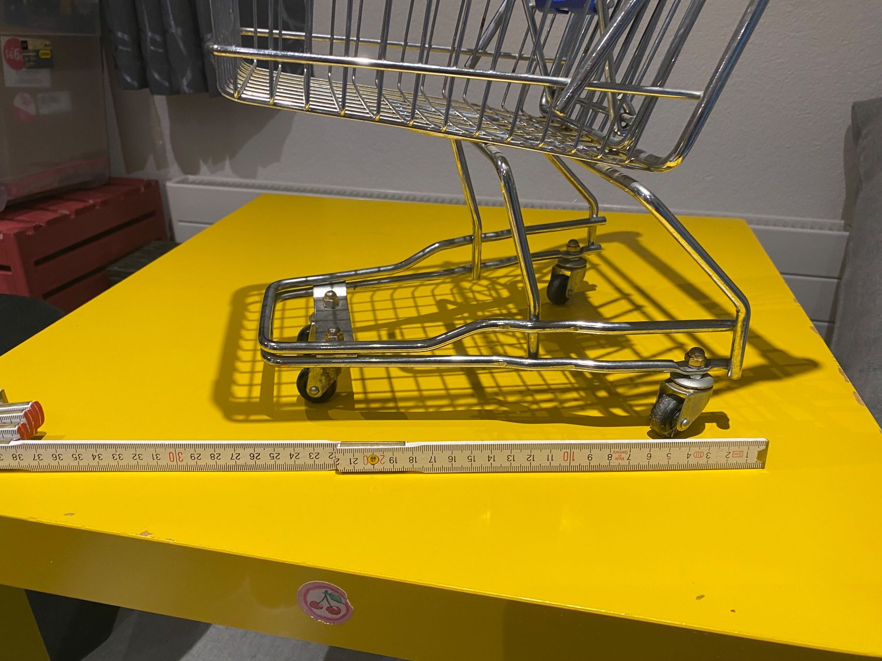 Tutte le decorazioni: Mini Einkaufswagen Metall – Usato da Fislisbach venduto da mirco50 4