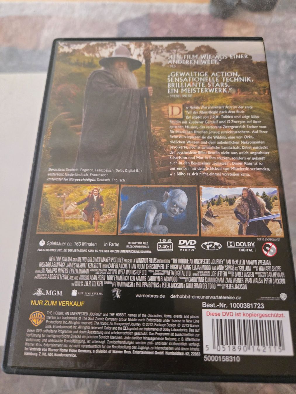 Tutti i DVDs: Der Hobbit - Eine Unerwartete Reise DVD – Usato da Bussigny venduto da Kfdlt 1