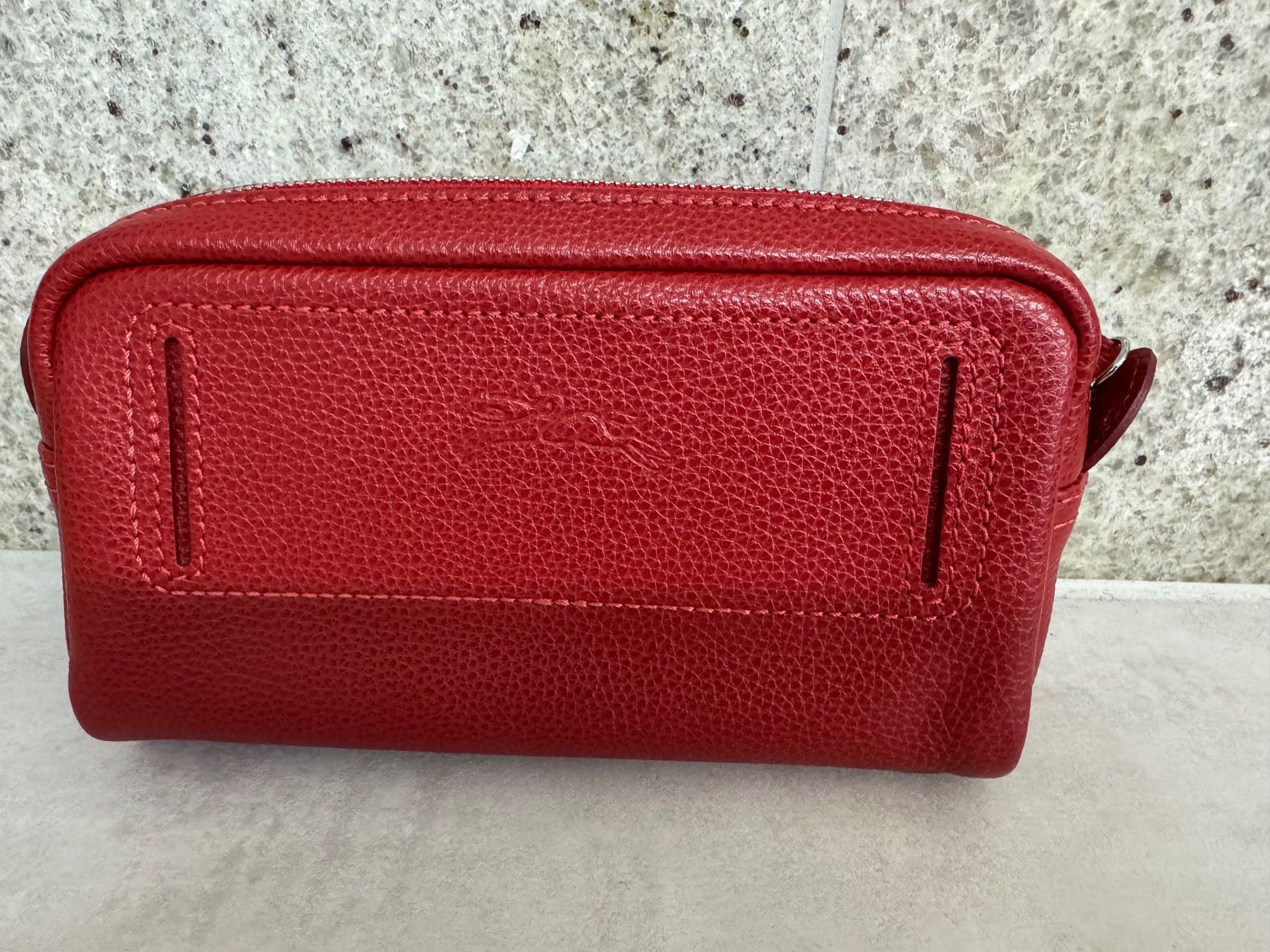 Longchamp Borse da donna: Longchamp Leder Pochette rot – Usato da Geroldswil venduto da Jeremy11 1