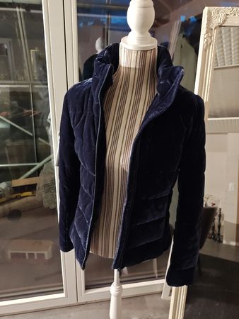 Tom Tailor Jacke Samt dunkelblau GrösseS neuwertiger Zustand