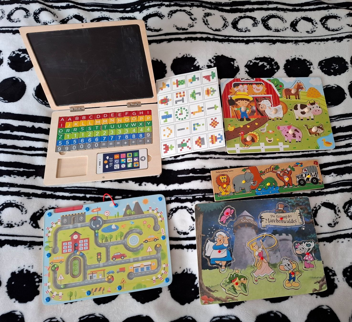 Puzzle: Holzpuzzle und Holzlaptop – Usato da Oberurnen venduto da rotty80