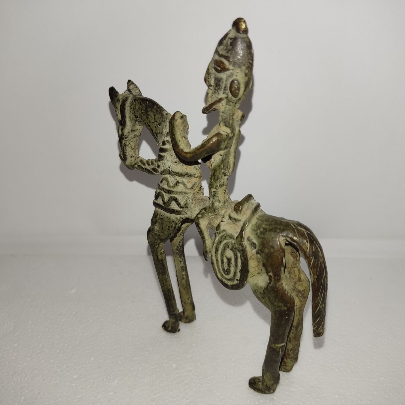 Statuette: Dogon Reiter Figur, 14 cm Hoch – Usato da Rieden SG venduto da res1291 2