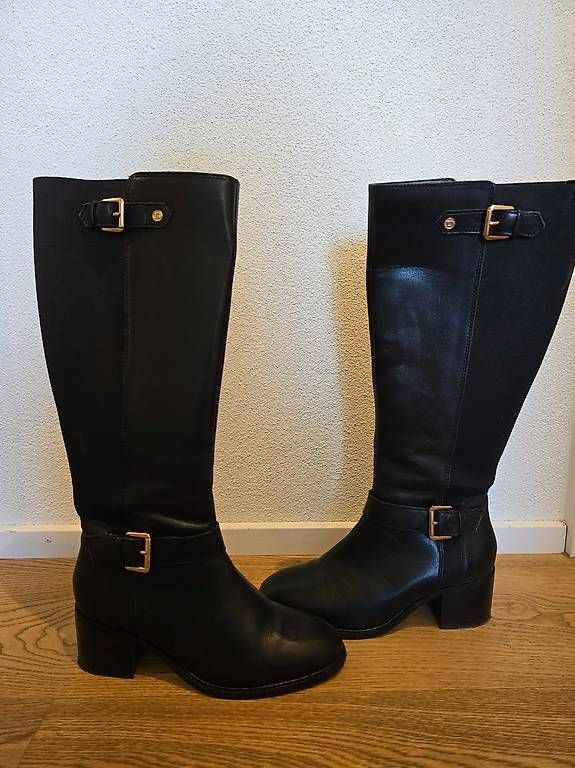 Chaussures femmes: Dune Weitschaftstiefel aus Leder – D'occasion à Kriens par 26bp