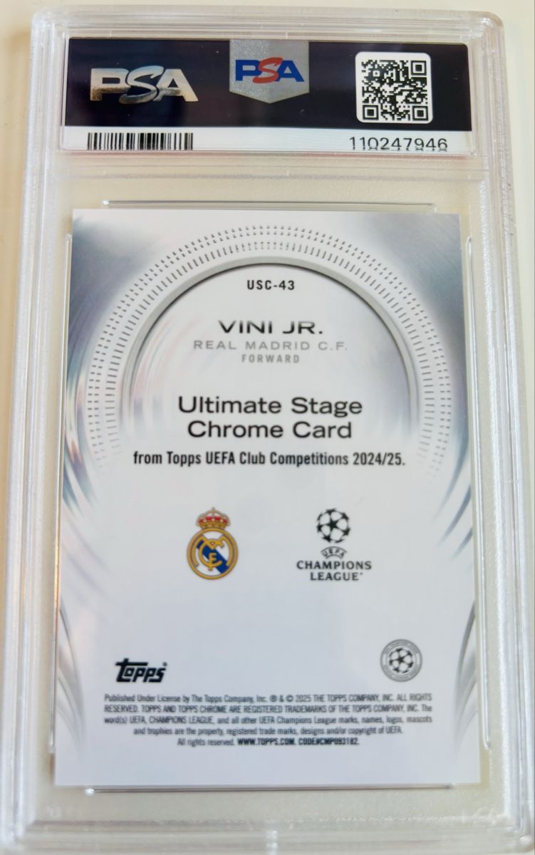 Cartes à collectionner: Vini Jr Ultimate Stage Gold /50 PSA 10 – D'occasion à Bern par Schuminho89 1
